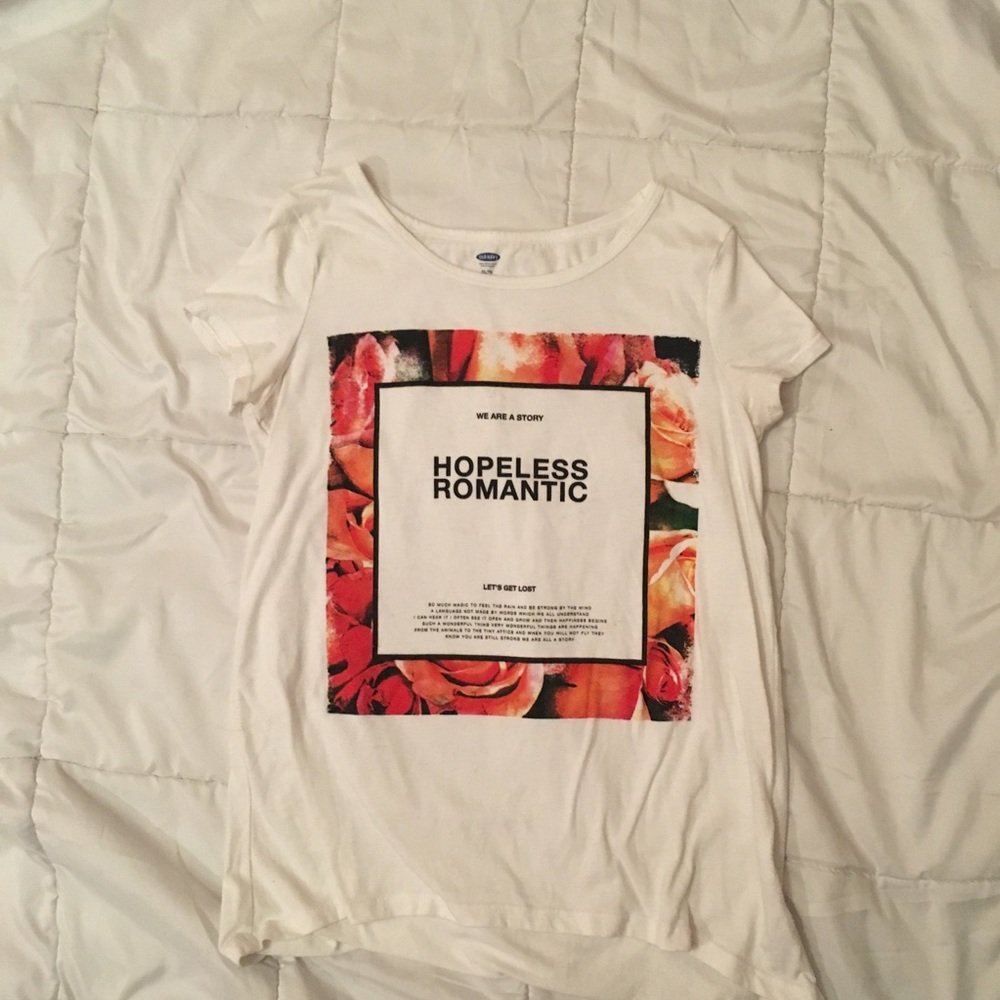 hopeless romantic t-shirt